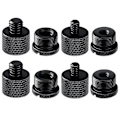 Pikkukuva 1 / 5: XJ-8-pack Mikrofonitelinekierreadapterisarja, 5/8 Naaras - 3/8 Uros ja 3/8 Naaras - 5/8 Uros Ruuviliitin T