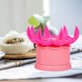 Miniatyrbild 3 av 4: Stor Baozi Ångad Fylld Bulle Dumpling Form Maker Lotusblomma Form Lätt att Rengöra (Rosa) Rosa