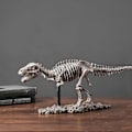 Miniatyrbillede 4 af 4: Simuleringsfossil af dinosaurskelet, statue, dyr, harpikshåndværk, ornament, innovativ til hjemmet