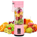 Pikkukuva 2 / 5: XJ-380ml Kannettava Sähköinen Hedelmämehuprässi Koti USB Ladattava Smoothie-kone Tehosekoitin Urheilupullo Mehustuskuppi