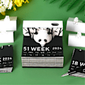 Miniatyrbild 4 av 5: XJ-3d Papperskonstkalender 2024 Panda 3d Anteckningsblock 3d Memoblock Kawaii Klisterlappar Jul B