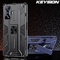 Miniatyrbilde 5 av 5: KEYSION Støtsikkert Armor-deksel for Xiaomi POCO F4 GT F4 5G F3 GT Silikon + PC Støtte Telefondeksel for Redmi K50 Gaming K40 Pro