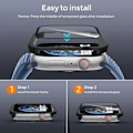 Miniatyrbilde 3 av 5: XJ-Apple Watch 42mm Full Dekning Skjermbeskytter Enkel Installering