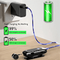 Miniatyrbild 2 av 5: XJ-K55 Lavalier Infällbart Headset Bt5.2 Samtalspåminnelse Vibration Rörelseklämma Drivrutin Aurikulärt Headset