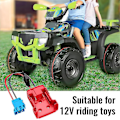 Pikkukuva 5 / 5: XJ-Power Wheels -akkuadapteri johtosarjaliittimellä, 12AWG-johto 40A sulakkeella, yhteensopiva Peg Peregon (Newway) kanssa