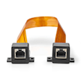 Pikkukuva 2 / 2: XJ-Nedis CAT5e -kaapeli | UTP | RJ45 (8P8C) Naaras | RJ45 (8P8C) Naaras | 0,30 m | Litteä | PVC | Oranssi | Laatikko
