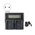 Miniatyrbilde 5 av 5: XJ-Enel9 Kamerabatteri Dobbel Lader LCD Digital Lader For D40x D60 D3000 D5000 Lader EU Plugg