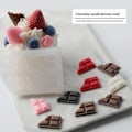 Miniatyrbillede 2 af 5: XJ-Lysforme lys stearinlys DIY støbeforme i silikoneform MJ10 Chokolade