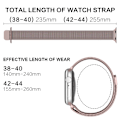 Pikkukuva 4 / 5: XJ-ColorPop Milanese Loop Metalliranneke Apple Watch 38/40/41 mm