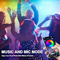 Miniatyrbillede 4 af 5: XJ-LED-strip 20 m, PSTAR Bluetooth LED-strip RGB 24 V med IR-fjernbetjening app-styret musiktilstand