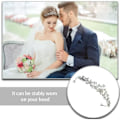 Miniatyrbillede 4 af 4: 1 Brudekrone Bryllup Perlehårbånd med Diamant Håraccessories Legering