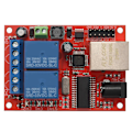 Miniatyrbild 1 av 5: XJ-Lan Ethernet 2-vägs Reläkort Fördröjningsbrytare /udp Kontrollermodul Webbserver