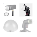 Pikkukuva 4 / 5: XJ-Dome Diffuusori Yhteensopiva H200r -r11 Pyöreälle Salamavalopäälle V1 Salamasarja V1-s V1-n V1-c Ad200 Pro A