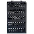 Miniatyrbild 2 av 5: Versatile Roll-Up Key Storage Box, Weatherproof Portable Storage Case, Holds 40 Keys, Security Hook Black