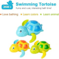 Miniatyrbillede 2 af 5: Badelegetøj skildpadde dyr børn pool legetøj baby B{HH}