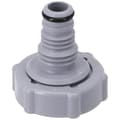 P6H1419 Avtappningsventil, poolslangsavloppskoppling, avloppsrörskoppling, avtappningsventilanslutning (grå Ø 32 mm)