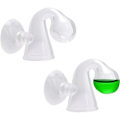 Miniatyrbillede 1 af 4: CO2-tester til akvarium, 2 CO2-monitorer til akvarium, CO2-tester i klart glas med sugekop