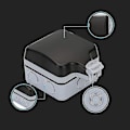 Pikkukuva 5 / 5: Ulkokäyttöön Tarkoitettu Kaksoispistorasia USB:llä, Vedenpitävä, Kestävä, Pistorasia Seinäkotelolla (Yksinkertainen)