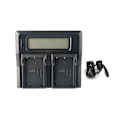 Miniatyrbilde 4 av 5: XJ-Enel9 Kamerabatteri Dobbel Lader LCD Digital Lader For D40x D60 D3000 D5000 Lader EU Plugg