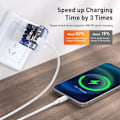Miniatyrbild 2 av 2: 2023 2-pack - iPhone-laddare - Snabbladdare - Adapter 20W Vit One Size