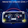Miniatyrbillede 2 af 5: XJ-Desktop Computer Switch Ekstern Strømafbryder Strømknap+genstart Knap Pc Kabinet Strømforsyning Knap