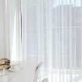 Miniatyrbillede 3 af 5: 2 stk Super Bløde Hvide Tulle Gardiner til Stue Dekoration Moderne Slør Chiffon Soli