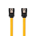Pikkukuva 1 / 2: XJ-SATA-kaapeli | 6 Gbps | SATA 7-Pin Naaras | SATA 7-Pin Naaras | Nikkelipinnoitettu | 1.00 m | Litteä | PVC | Keltainen | Laatikko
