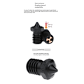 Pikkukuva 5 / 5: XJ-3kpl V6 Cht Karkaistu Terässuutin Korkealaatuinen Suutin 0,4 mm 1,75 mm Filamentille V6 Hotend