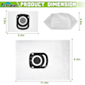 Miniatyrbild 5 av 5: 10-pack dammsugarpåsar - för Rowenta Hygiene + Zr200520, passar Rowenta Compact Power_qudddd