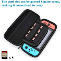 Miniatyrbillede 5 af 5: XJ-Hård Opbevaringsetui Nintendo Switch/Switch OLED Kompatibel Sort