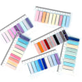 Miniatyrbillede 1 af 5: XJ-60 Farver Skrivbare Morandi Sticky Tabs, Flytbare Farve Side Markører - Transparent Sticky Note