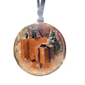 Pikkukuva 3 / 5: Joulukoristepallo Xmas-puun koristeet Kirkas pallokoriste Talon riippuva pallo Upea Gi