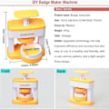 Miniatyrbilde 5 av 5: XJ-Kid Badge Button Maker Maskin DIY Pin Badges Maskin Badge