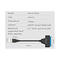 Miniatyrbilde 4 av 5: XJ-Usb3.0 Easy Drive Line Sata 22pin Til Usb Overføring Ledning Datamaskin 2.5 Tommers Solid-state Mekanisk M