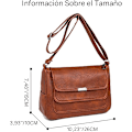 Miniatyrbillede 2 af 5: XJ-Dame Crossbody Tasker, PU Læder Messenger Taske med Justerbar Rem, Vandtæt Håndtaske til Rejser, Shopping, Arbejde, Daglig Br