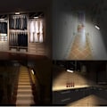 Miniatyrbillede 4 af 4: XJ-Sæt med 3 10 LED-lamper, trådløse, USB-genopladelige, bærbare, hvide
