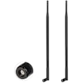 Miniatyrbillede 4 af 5: Naiwang Kompatibel med Wifi Antenne 12dbi 2.4ghz til Trådløs Router Etc 2-pak
