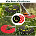 Miniatyrbilde 3 av 4: Universelt børstehodeblad for motorsag med adaptersett Passer Husqva-RNA Sti-hl Ec-ho Ryo-bi 2 & 4-takts bensindrevne ryddesager, reservedeler for trimmer