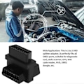 Miniatyrbillede 5 af 5: OBD2 Adapter 16-benet han til 2 hunstik Plug and Play Splitter-stik til diagnostisk forlænger