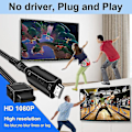 Pikkukuva 5 / 5: XJ-Christmas HD Wii HDMI-adapterimuunnin USB-kaapelilla, nopea pelimuunnoskaapeli
