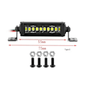 Miniatyrbilde 2 av 5: XJ-RC Bil Taklampe 24 36 LED Lysrampe for 1/10 RC Crawler Axial SCX10 90046/47 SCX24 Wrangler D90 TR