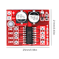 Miniatyrbillede 2 af 5: 1-20 STK. MX1508 DC Motor Driver Modul 2V-10V 1.5A 2-vejs Reverserende PWM Hastighed Dobbelt H Bro Stepper Motor Driver Board L298N
