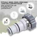 Miniatyrbild 3 av 4: 2 st Adapter Poolslang, Adapter för Intex Pool, Adapter Slang Annan pooltillbehör，Adapter Slang pooltillbehör,Ø