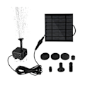 Miniatyrbillede 5 af 5: XJ-Solcellevandpumpe Solpanel Fontænepumpe Pool Dam Have Vandspreder Sprøjte Til Fuglebad P