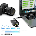 Miniatyrbild 4 av 5: XJ-Cfexpress Typ B Kortläsare Usb3.1 Gen 2 Typ C Kortläsare Cfexpress Minneskortadapter