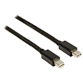Miniatyrbilde 1 av 4: XJ-Mini Displayport-kabel Mini DisplayPort hann - Mini DisplayPort hann 2.00 m Svart