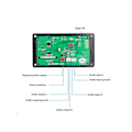 Miniatyrbillede 5 af 5: XJ-Dc 12v Mp3 Dekoder Board Forstærker Bilradio Receiver Mp3 Afspiller Bluetooth V5.0 Usb Sd Modul Mp3 F