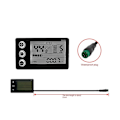 Miniatyrbillede 5 af 5: XJ-Lcd-s866 Elektrisk Cykel LCD Display Meter 24v 36v 48v E-cykel Kontrolpanel Med Vandtæt Stik Ebik