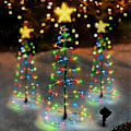 Miniatyrbilde 1 av 3: XJ-LED Spiral Juletre Lyslampe Solcelledrevet Gård Hage Juledekorasjon