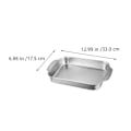 Miniatyrbilde 2 av 5: XJ-Rektangulær grillbrett Hjemmelaget matlagingsplate Doble ører Design Bakeplate